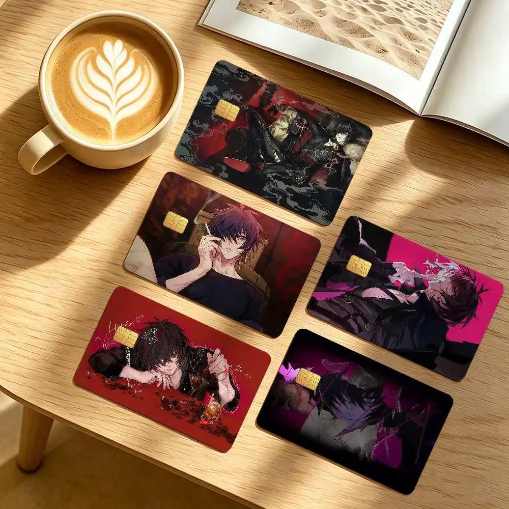 Game S-Slow D-Damage Towa Credit Card Public Transportation Cards Protective Sticker Waterproof Card Face Decoration 4PCS