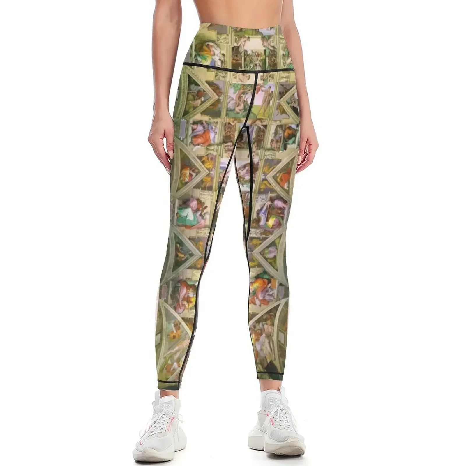 

Sistine Chapel Leggings Women's sports sports shirts gym Clothing fitness Fitness woman Womens Leggings