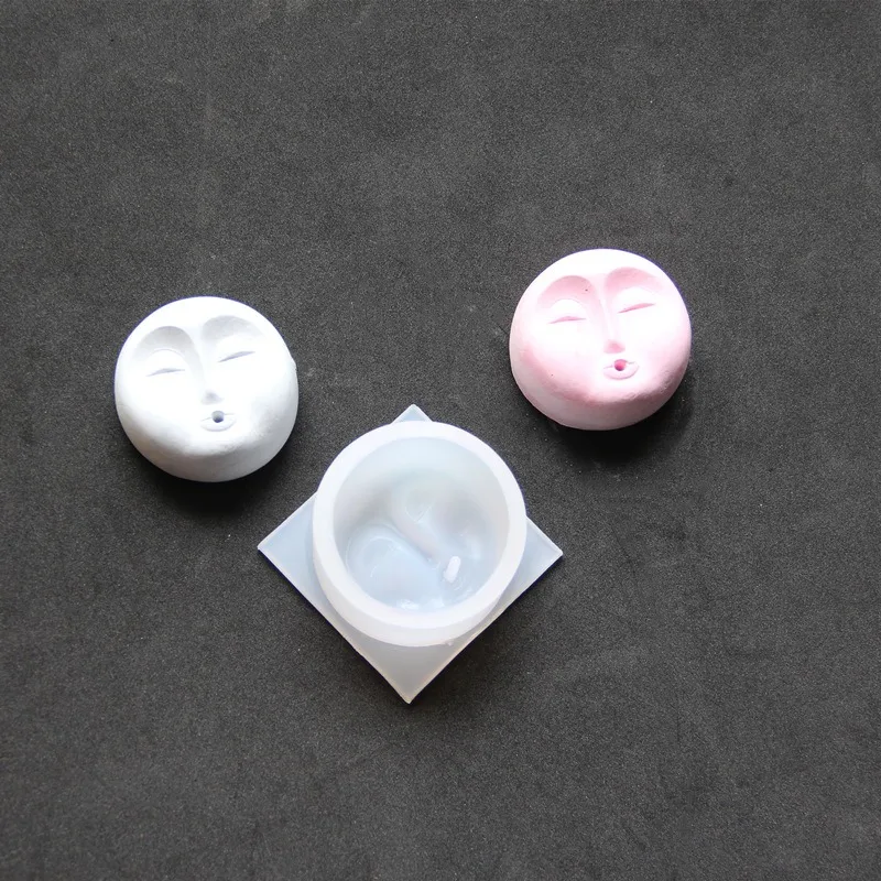 DIY Crystal Drop Glue Incense Burner Decoration Mold