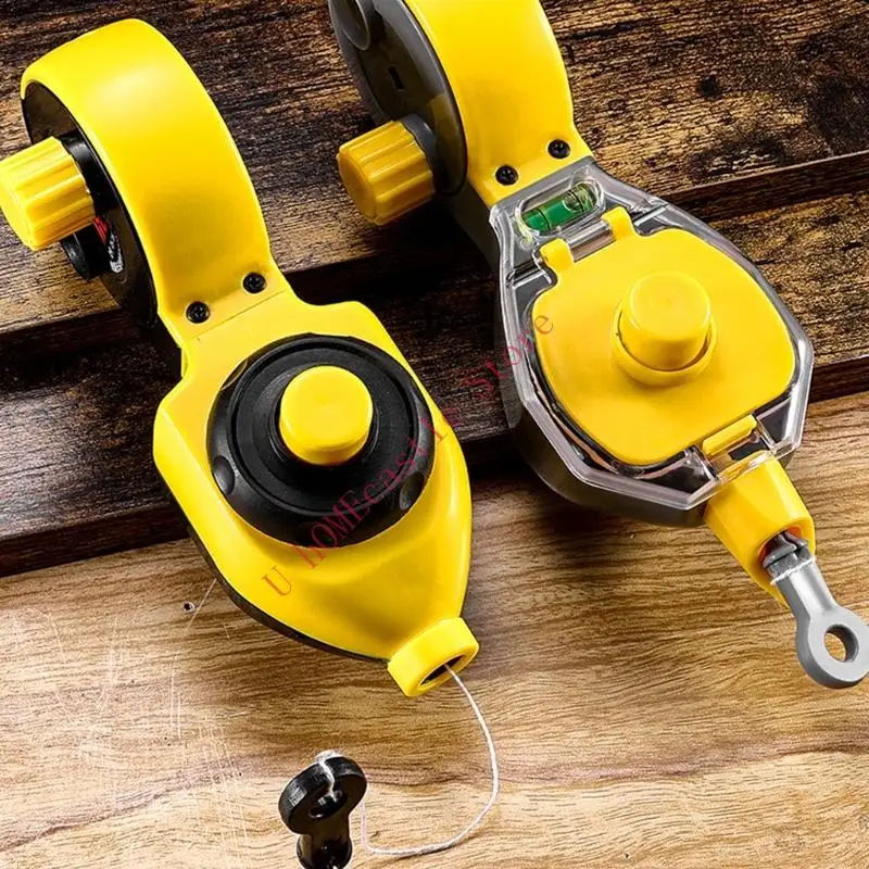63HF Multipurpose Line Chalk Reel Tool Transportable Break Line Perfect for Accurate Marking on Concrete and Tiles