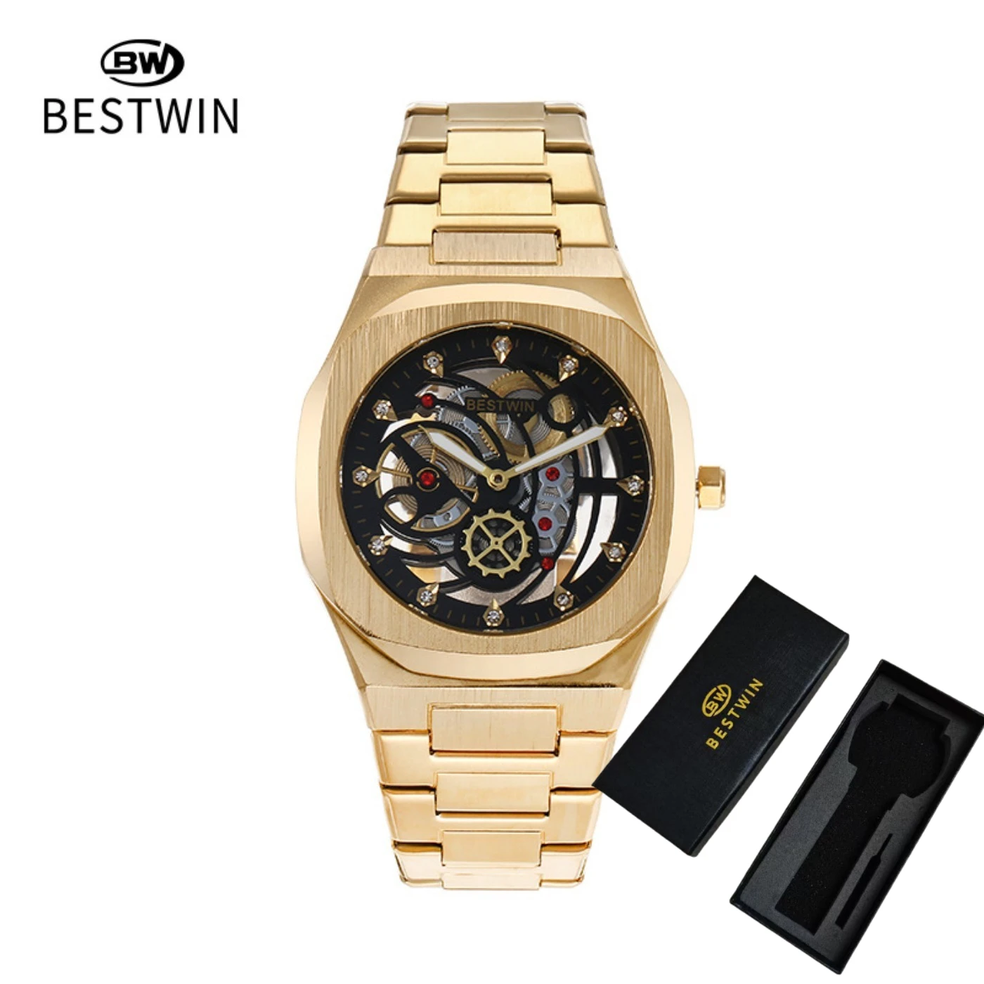 Men's Luxury Quartz Watch with Luminous Hands