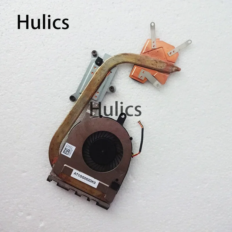 

Hulics Used For Dell Inspiron 15 5559 5579 Heatsink Fan Cooler AT1GG002DT0 243C6 0243C6 Cn-0243C6
