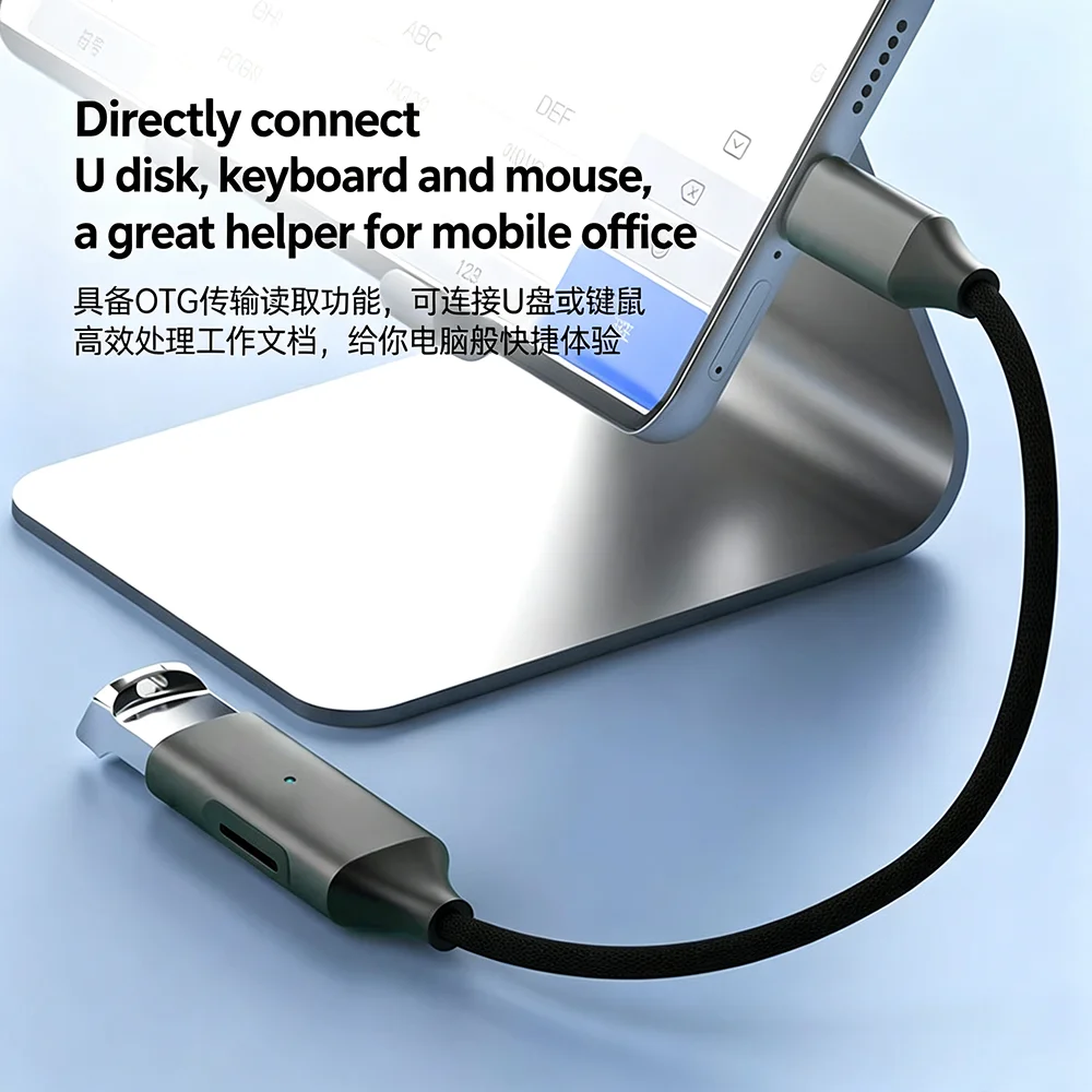 Micro SD Card Reader (2in1) USB A to USB C Adapter for Iphone 17 16 15 Pro Max Camera Memory Stick for Ipad Macbook Type C Phone