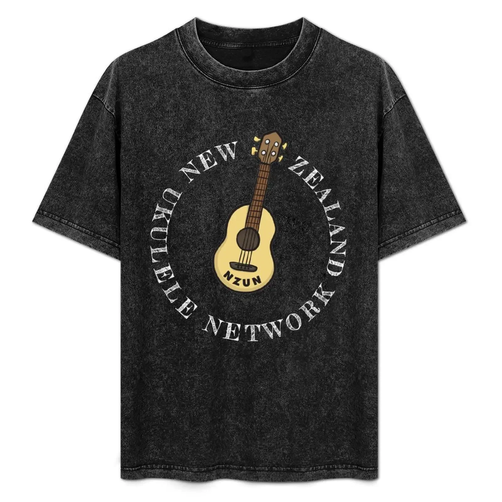 

New Zealand Ukulele Network - The Dark Collection T-Shirt Work Utility Short Sleeve Shirt