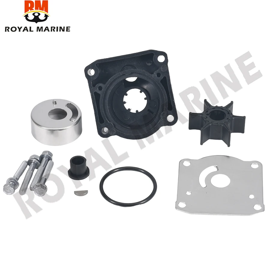 Water Pump Impeller Repair Set Kit 61N-W0078-11 Fit for Yamaha 4-Stroke F25 25hp 2 STROKE C30 1993-1997 61N-W0078 61N-W0078-00