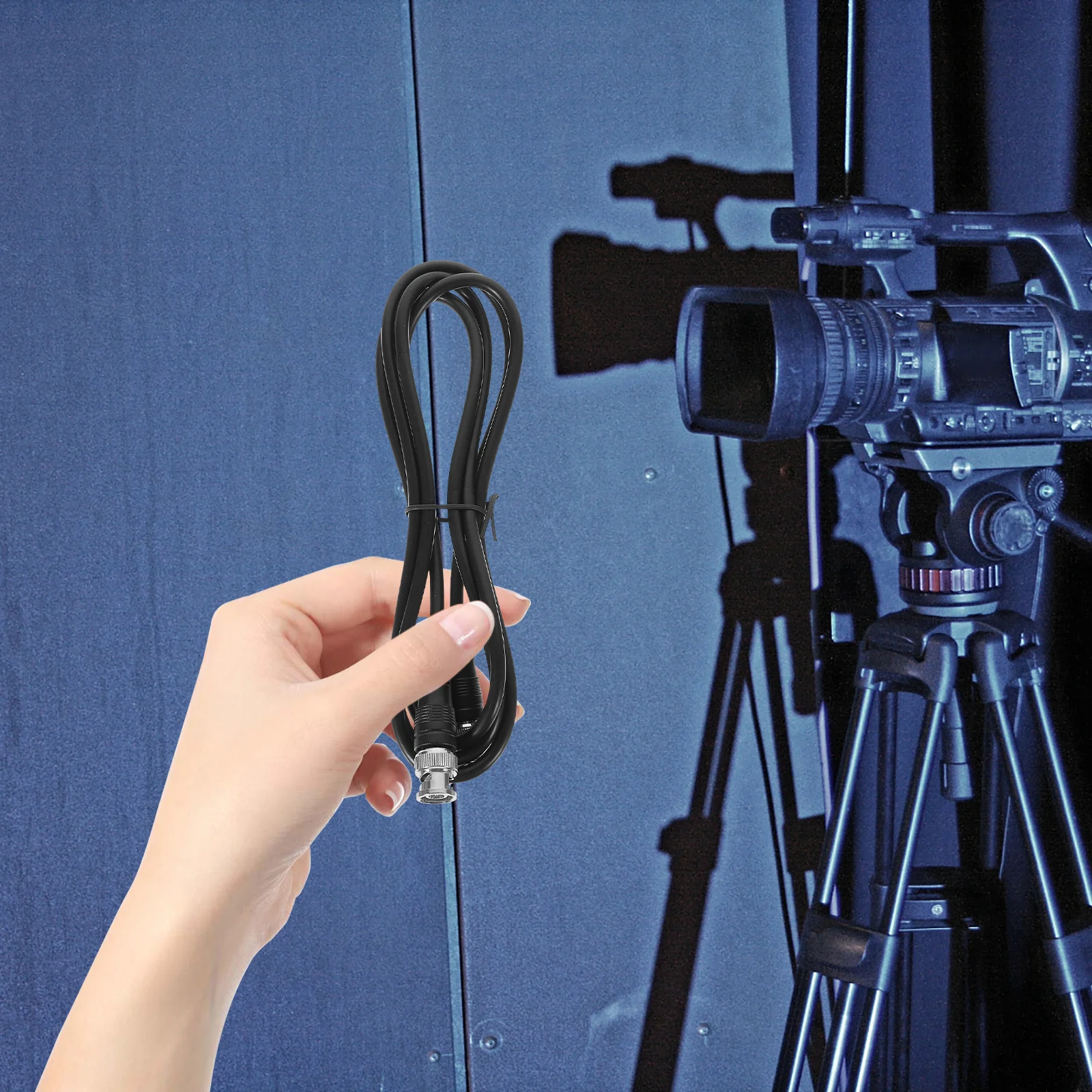 

1.5m Extension Cable Male to Male Connectors Flexible Coax Wire for Antenna Handheld Cctv Systems Strong