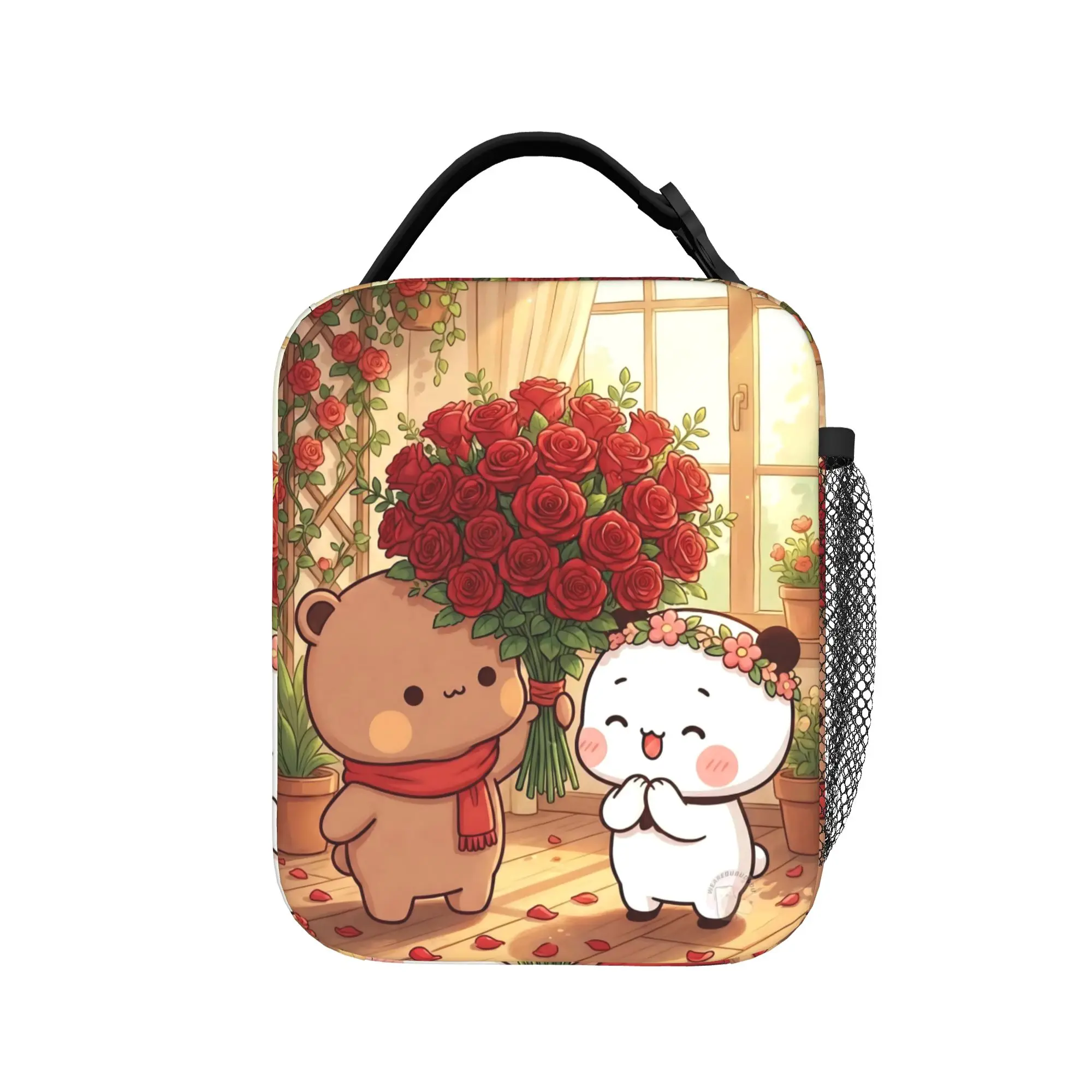 

Panda Bear Bubu Dudu Lunch Bag Retro Lunch Box For Adult Office Portable Cooler Bag Oxford Custom Thermal Lunch Bags