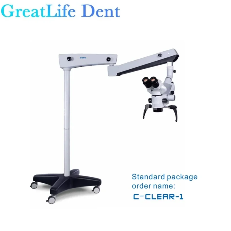 GreatLife Dent C-CLEAR-1 Deluxe Package Coxo Dental Operation Microscope Dental Microscope Surgical Operating Microscope