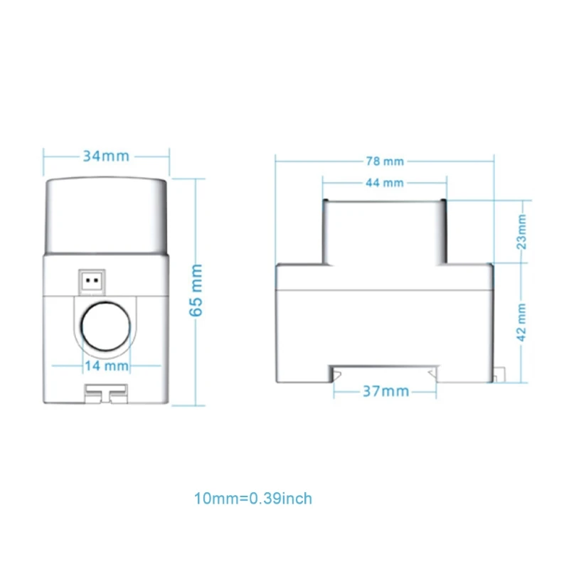 Din السكك الحديدية Wattmeter الفولتميتر مقياس التيار الكهربائي AC50-300V فولت أمبير عامل الطاقة للوقت الطاقة الجهد الحالي هبوط