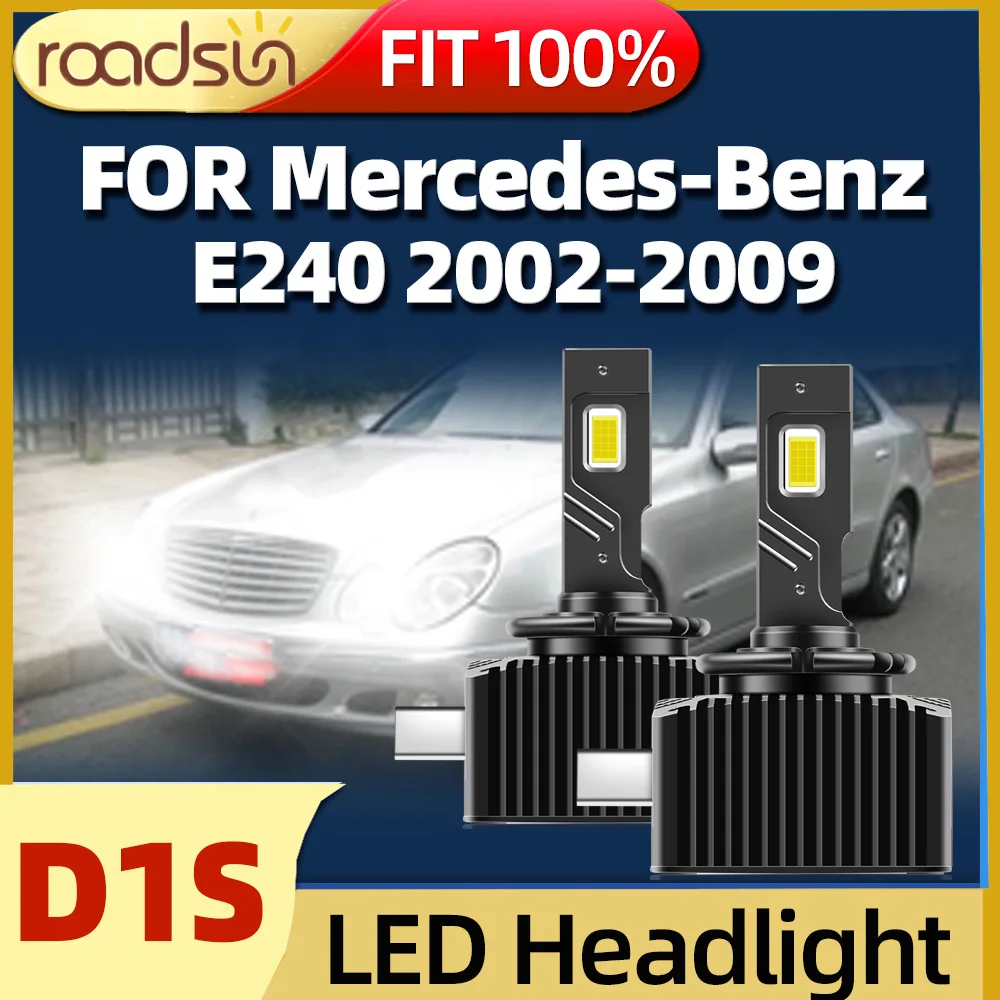 

Roadsun D1S LED Headlight HID Auto Bulb Super Bright CSP Chip For Mercedes-Benz E240 2002 2003 2004 2005 2006 2007 2008 2009