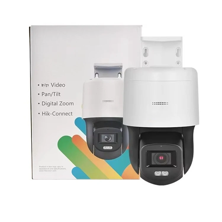 شبكة ثابتة ColorVu PT HIK DS-2DE2C400SCG-E بدقة 4 ميجابكسل مع ميكروفون ومكبر صوت مدمج