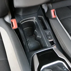 Car Water Cup Panel Sticker for Volkswagen VW T-Roc Troc 2018 - 2024 Center Console Decoration Cover Trim Accessories