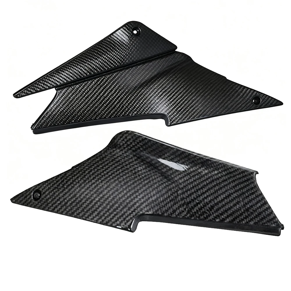 ABS Carbon Fiber Color Motorcycle Fairing Cowling Panel for KAWASAKI NINJA ZX6R 636 2005-2006 Tank Side Lower Gas Fuel Cover