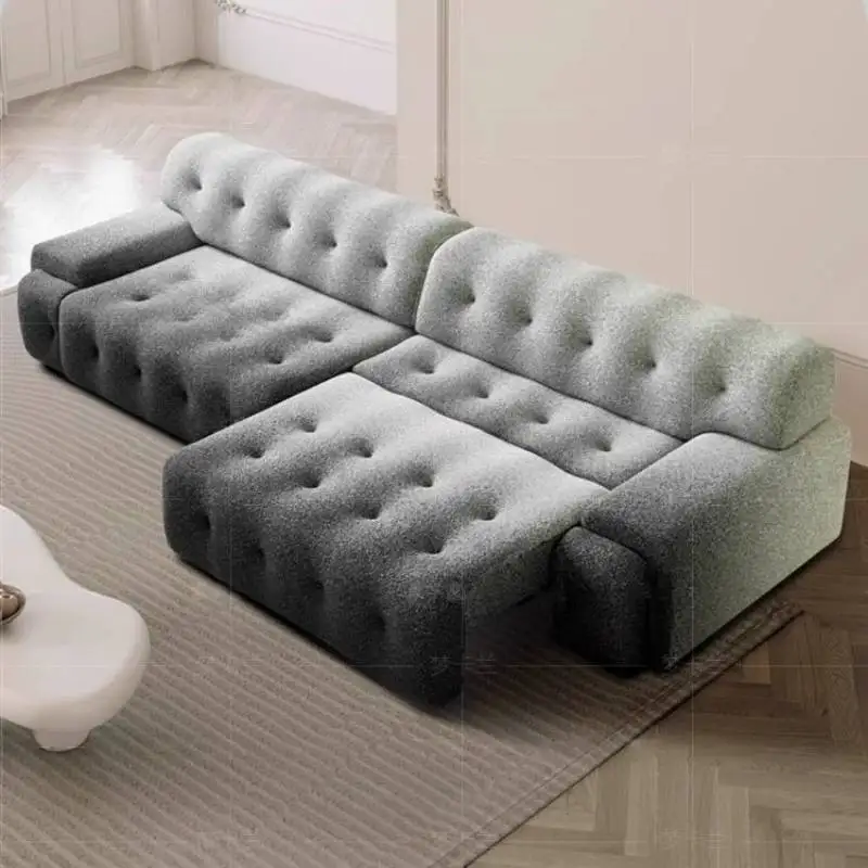 تصميم رمادي كرسي أريكة كرسي كهربائي الحد الأدنى المتضخم كرسي أريكة غرفة المعيشة Woonkamerbanken أثاث المنزل