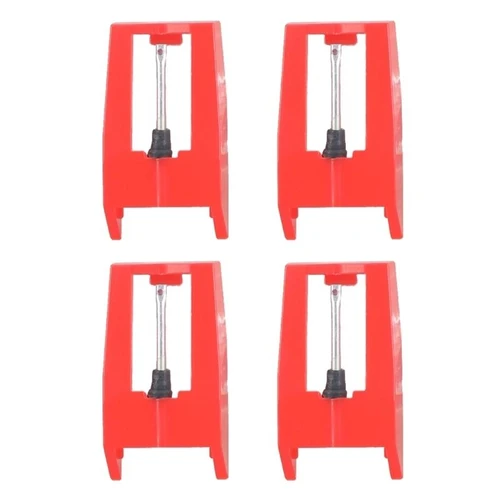 4pcs Reproductor récord Reemplazo aguja plástico con aguja fonógrafo plástico para fonógrafo ST05