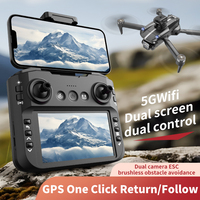 KBDFA S182 4K Aerial Drone WIFI 5G RC Drone With HD 1080P Camera Gps Height Hold RC Foldable Quadcopter FPV Four-Axis UAV Apron