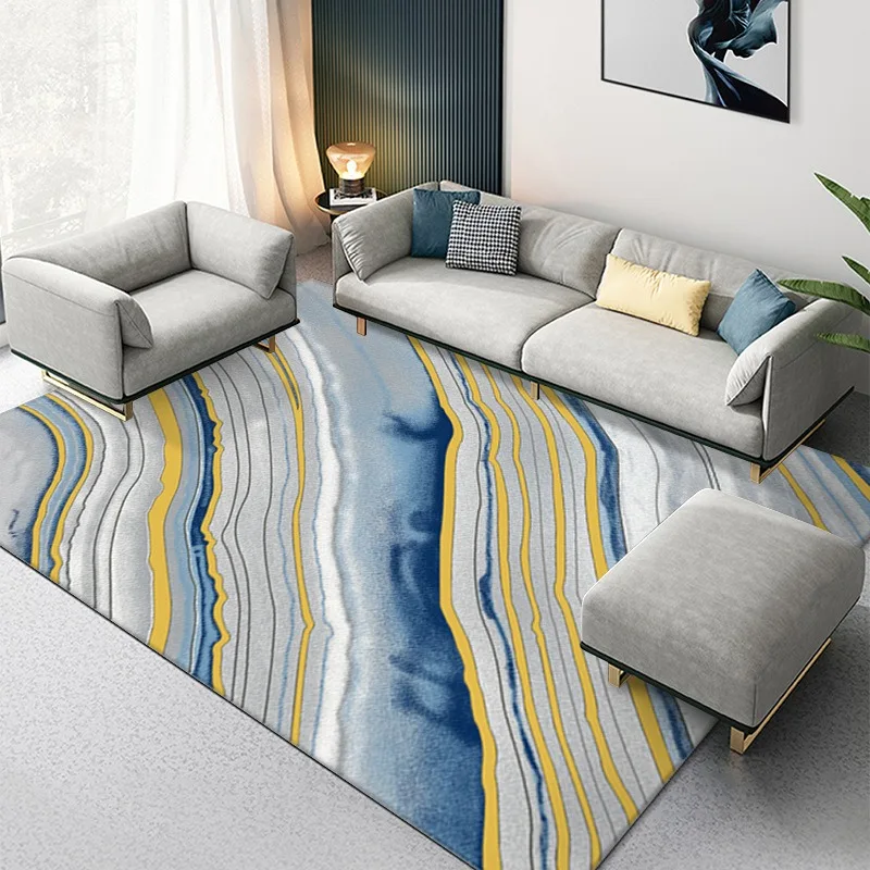 Abstract Geometry Carpet Nordic Ins Style Carpet Living Room Sofa Tea Table Photography Home Decoration Mat Easy To Clean Beauty
