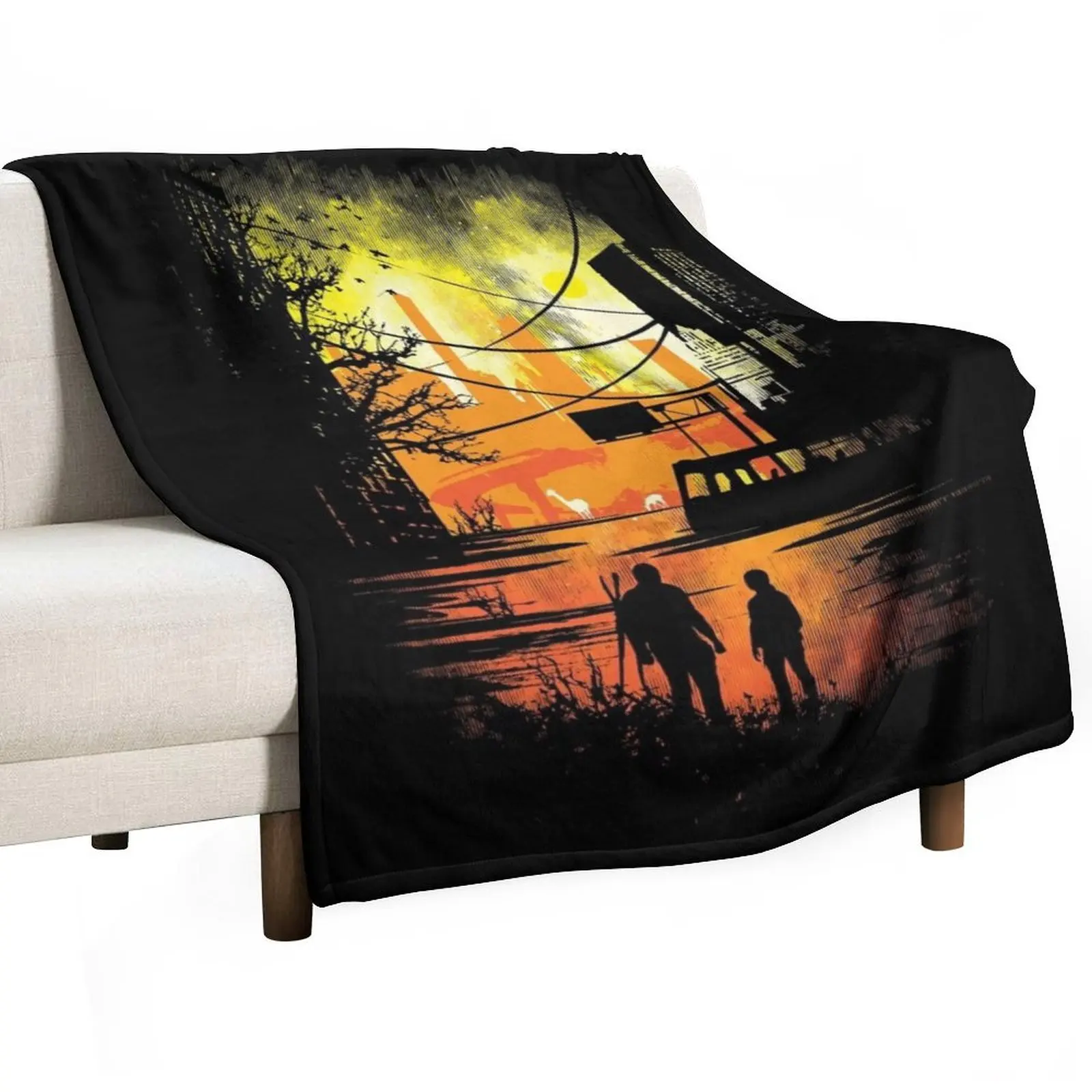 Sole Survivors Throw Blanket Summer Beach Comforter cosplay anime Blankets