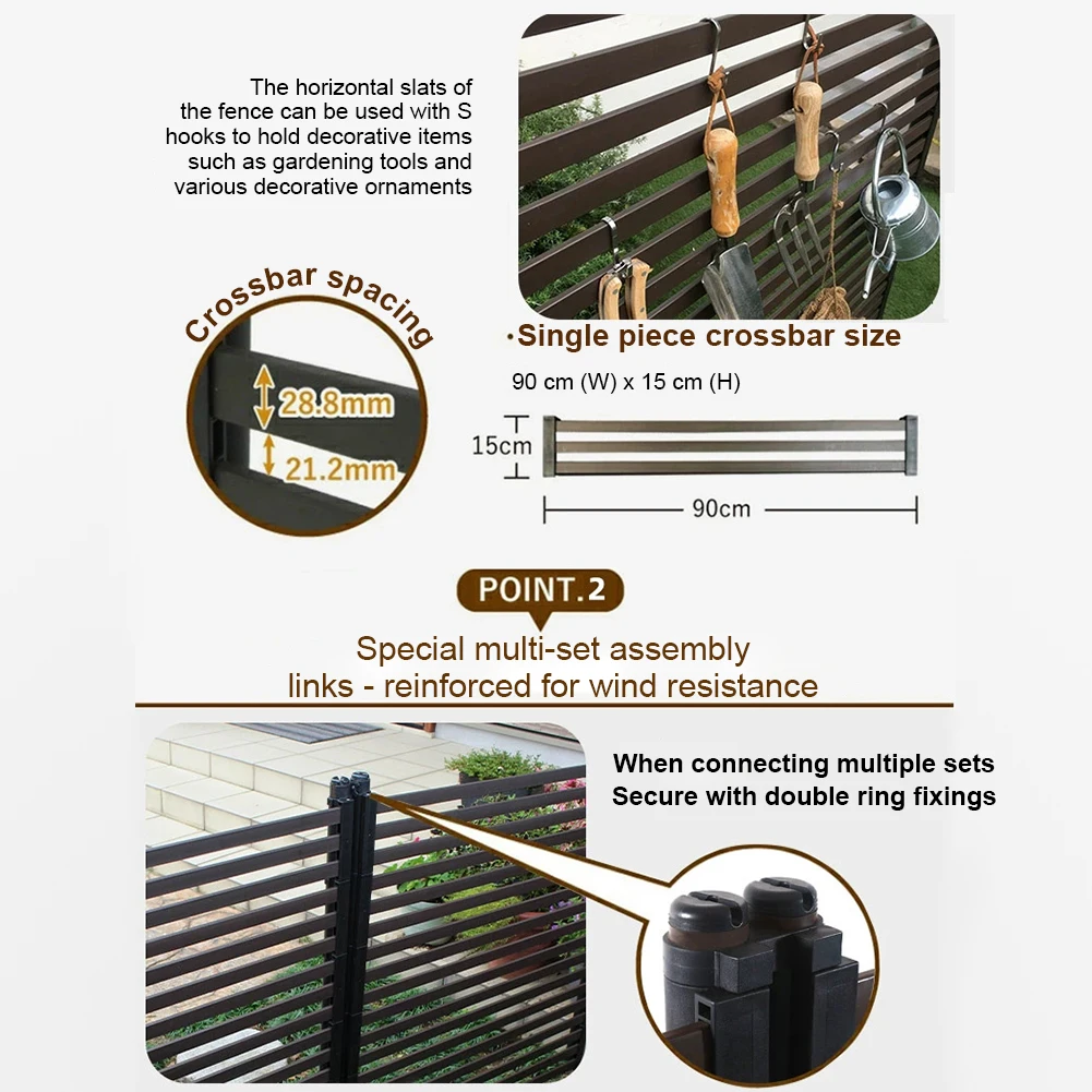 

3 Ft W X 4 Ft H Metal Outdoor Privacy Screen PE-Coated Steel Pipe Privacy Fence Fence Panel for Outside Patio Garden Backyard