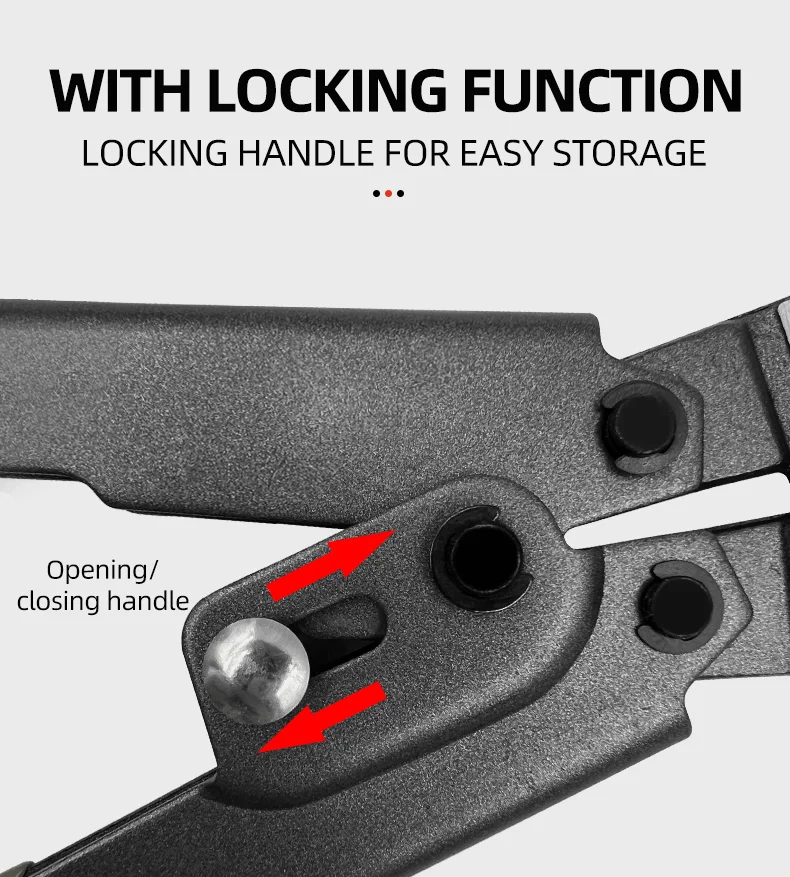 Shareshark Nylonschnur Aluminium Kupferrohr Crimpzange für Meeresfischerboot Angelgerät Drahtcrimpwerkzeug – Detail 4