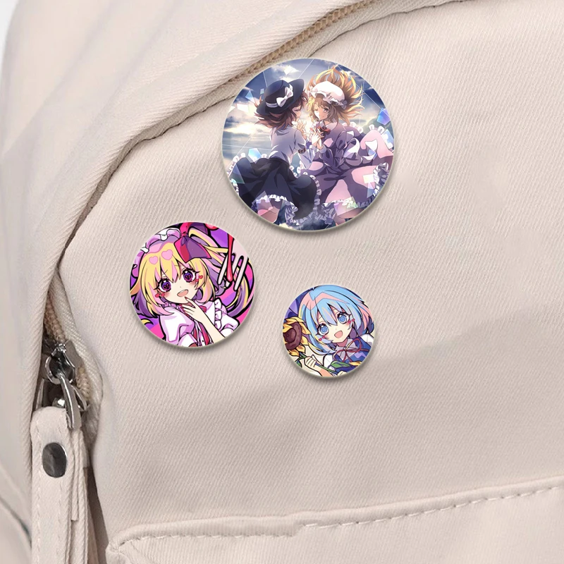 Touhou Project Button Pin, Hot Game, Creative Cute Art Danemark ge for Backpack Decor, GérCollection Cute, GerHandmade Gifts, 58mm