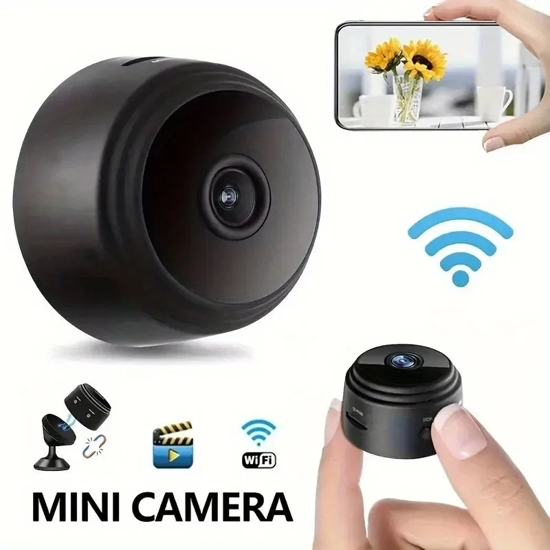 Home Mini Camera 1080P Clear Night Vision Lightweight Portable Premium Cams Motion Detection Wireless WiFi Surveillance Camera