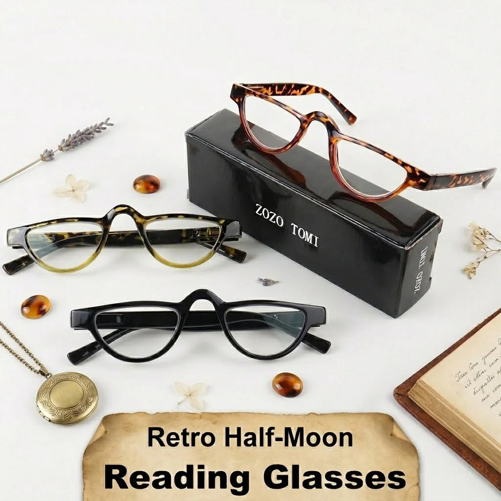 Ultraleichte Lesebrille für Damen mit Klaren Gläsern, Stilvoller Cat-Eye-Design, Geeignet für den Täglichen Bürogebrauch, Langlebiger Rahmen, Geschenkidee