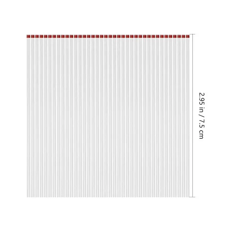 200PCS Glazen Capillaire Buis Micro Hematocriet Tubing Smeltbuis Glazen Buis Laboratoriumglaswerk Experimentele Verbruiksartikelen