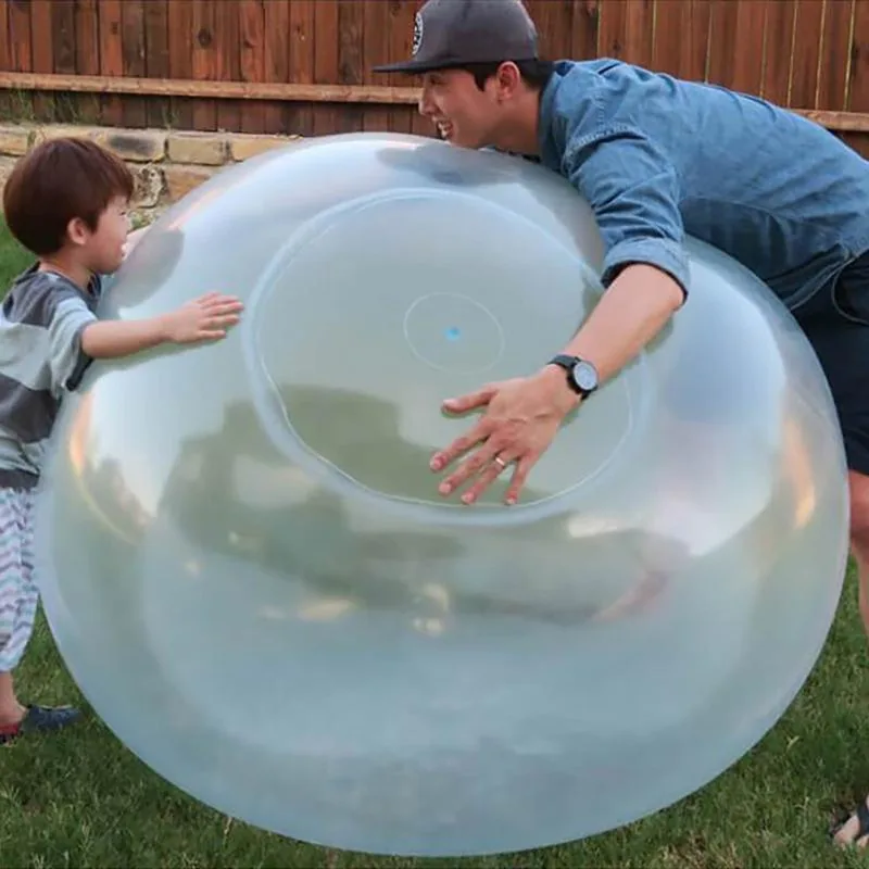 New Kids Bubble Ball Inflatable Rubber Ball Games Balloon Toys Baby Shower Fun Party Water Filled Bubble Ball Toy Outdoor Toys