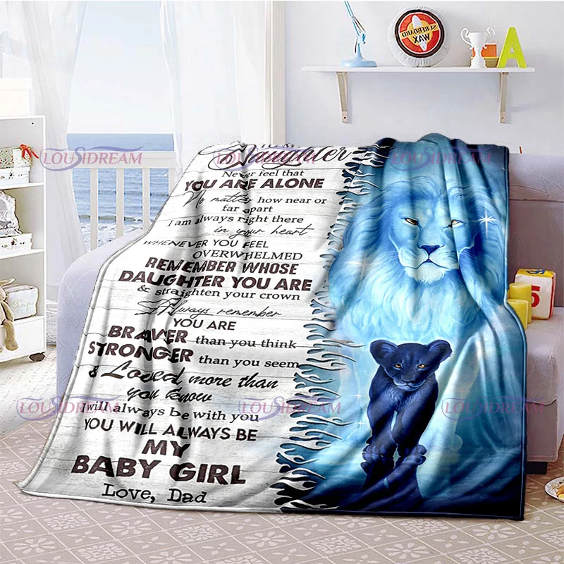 Personalized Mom Dad To Daughter You Are My Sunshine Best Gift for Daughter Sherpa Fleec Throw Blankets for Birthday Gift