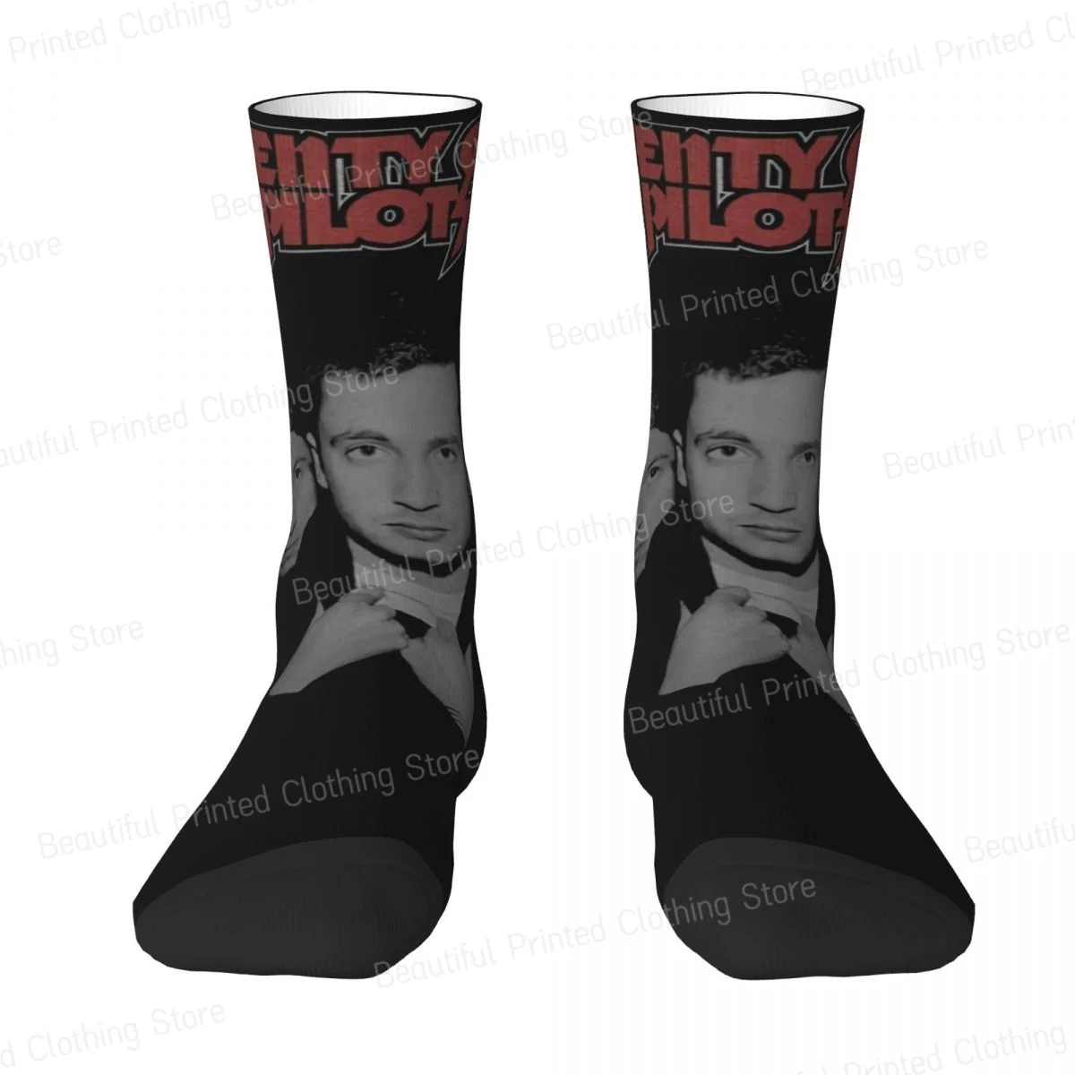 Twenty One Pilots Unisex Four Seasons Socks Warm Happy Crew Socks Street Style Crazy Sock