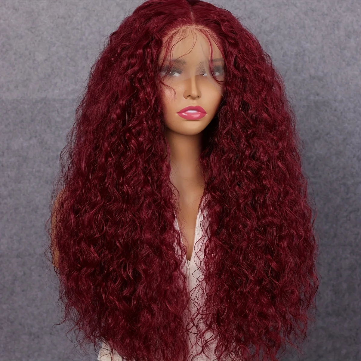 99j بورجوندي الدانتيل الجبهة الباروكات شعر الإنسان 250 الكثافة 13x4 موجة عميقة الدانتيل الجبهة الباروكات شعر الإنسان قبل قطعها شعر مستعار بشري أحمر