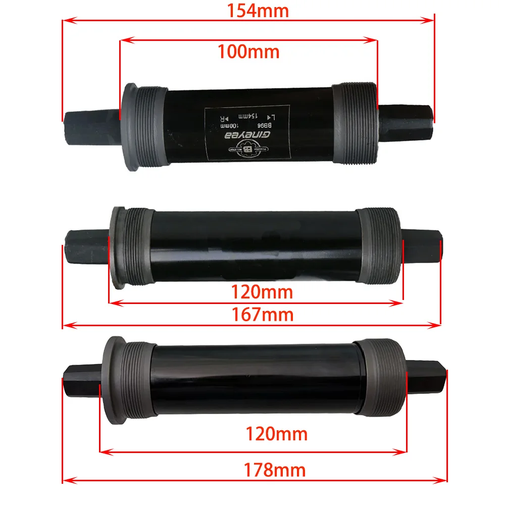 100mm 120mm Fat Tire Beach Snow Bike Neutral Axis BB Sealed Bearing Bottom Bracket electric bicycle Bearing Centre Shaft axis