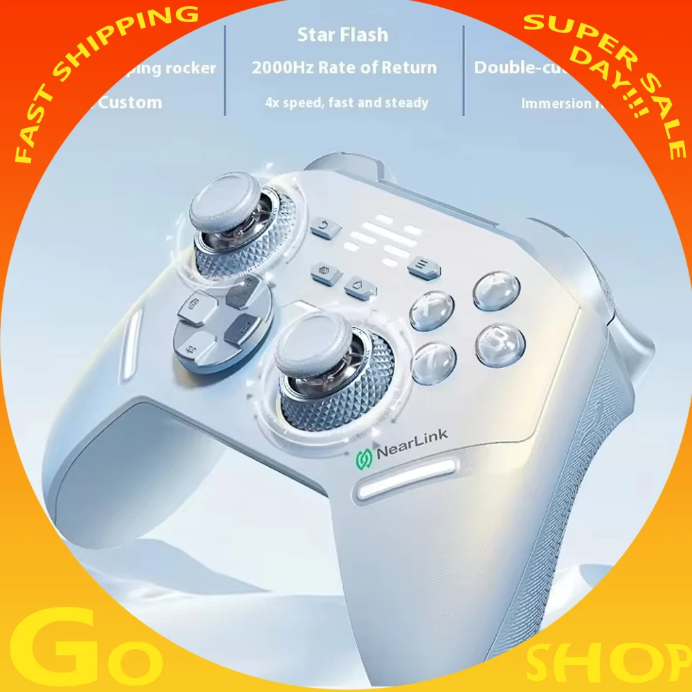 

Betop Beitong Kunpeng40 NearLink Wireless 2000HZ Game Controller Customized Kunpeng 40 TMR Trigger 0.5MS AI vibration Starflash
