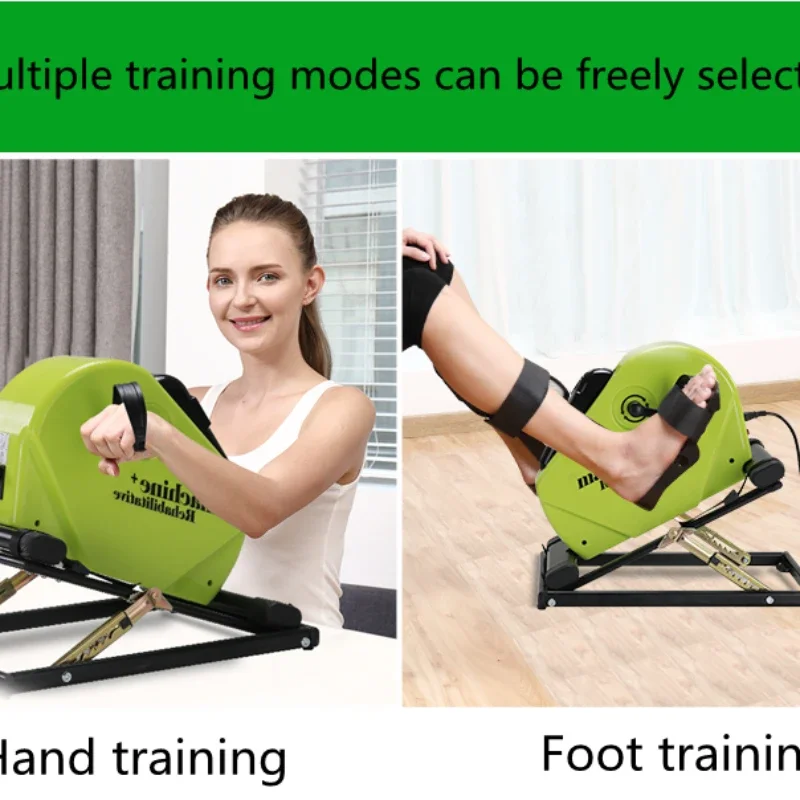 Arm & leg training rehabilitation active passive electric lightweight  mini pedal exercise bike for disability