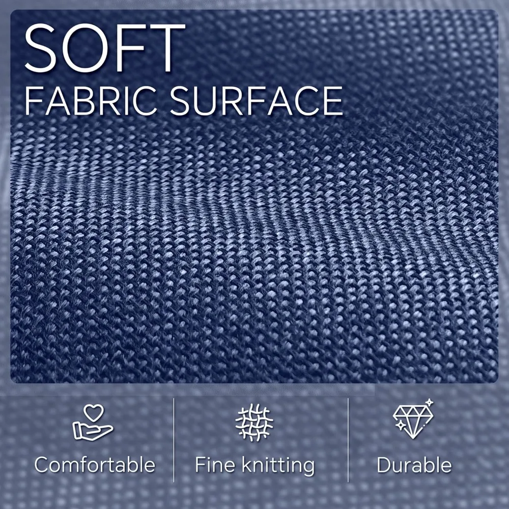 6-Pack 11x11 Inch Cube Storage Baskets with Cotton Handles for Organizing Closets, Shelves, Clothes, Toys, and Towels in White a