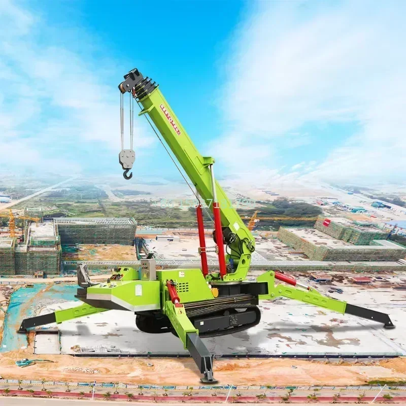 Lifting Spider Crane Construction Telescopic Spider Lifting Crane Cantilever Lift Platform Hydraulic Mini Spider Crane for Spain