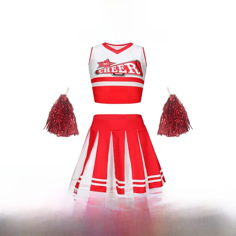 

Children's Baskeall Suit Set Kindergarten Girls Cheerle ort Pants Straight Leg Summer Clothing No Brand Registered Tr...