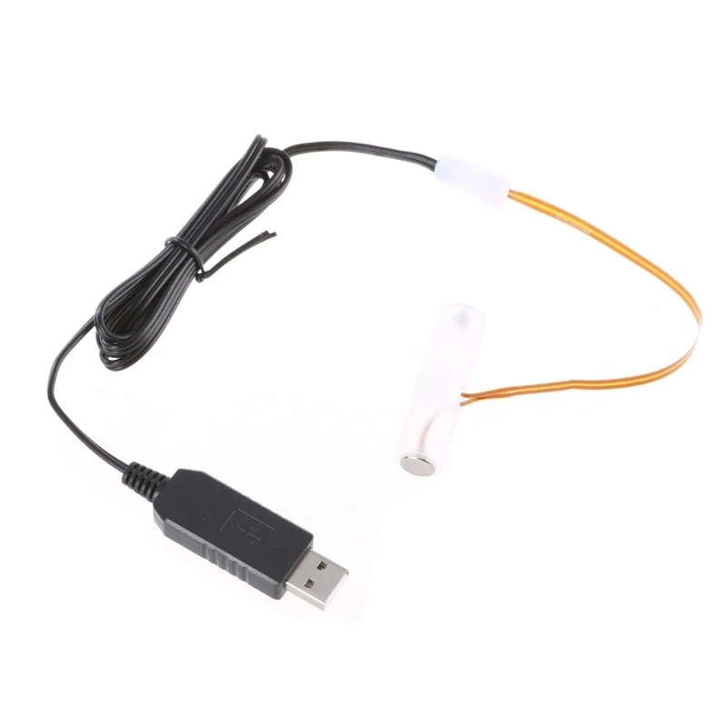 USB to 4pcs 1.5V LR6 Battery Power Supply Cable Battery Saving