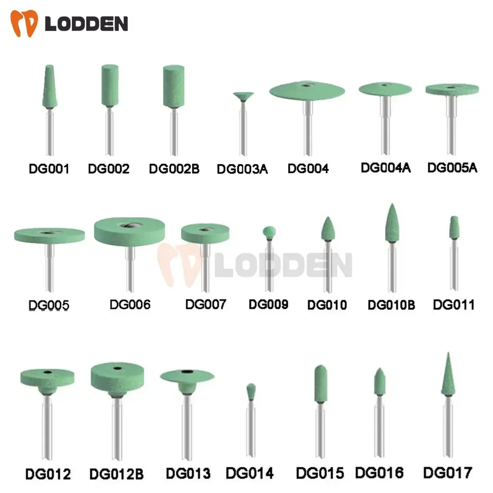 Dental Grinding Polishing Burs Diamond Stones for Zirconia/AllCeramics Dentistry Polishing Cutter Dental Lab Drills Rotary Tool