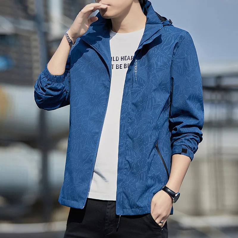 

Spring And Autumn New Jacket Men's Outdoor Sports Windproof Rainproof Water Casual Breathable Mountaineering Suit