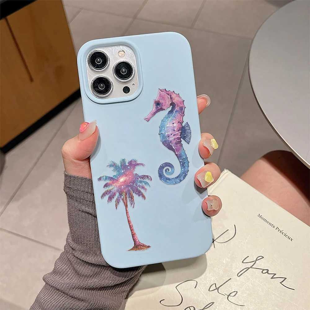 10/30/50 個透明カラフルな星空美的ステッカー漫画クリエイティブ落書きデカール荷物電話スクラップブックステッカー