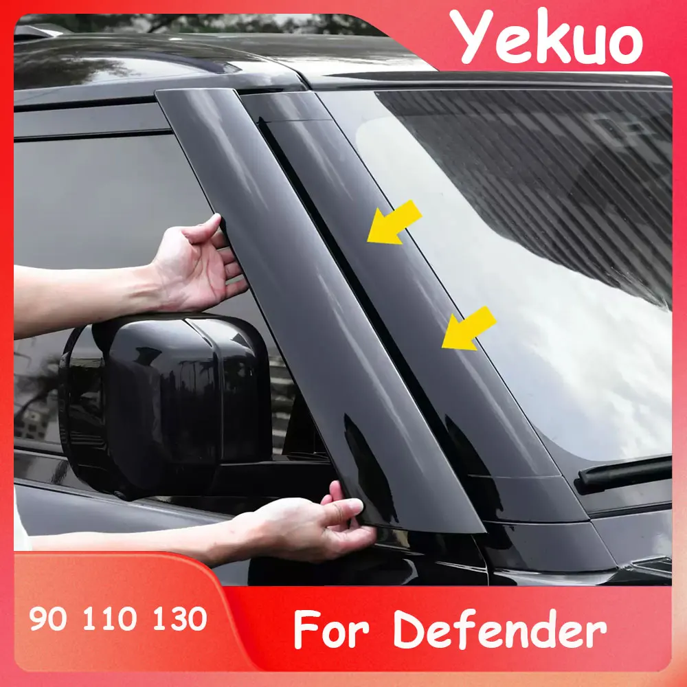 For Land Rover 2020-2026 Defender 90 110 130 A-pillar trim Cover Floating Roof Pillar Trim