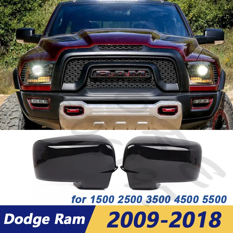 

for 2009-2012 2013-2018 Dodge Ram 1500 2500 3500 4500 5500 Rearview Mirror Cover Cap 68231243AA 68231242AM 68096199AF 68096198AH