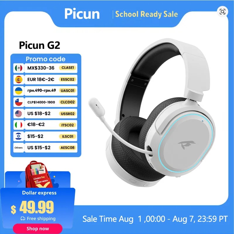 Picun G2 Wireless Gaming Headset