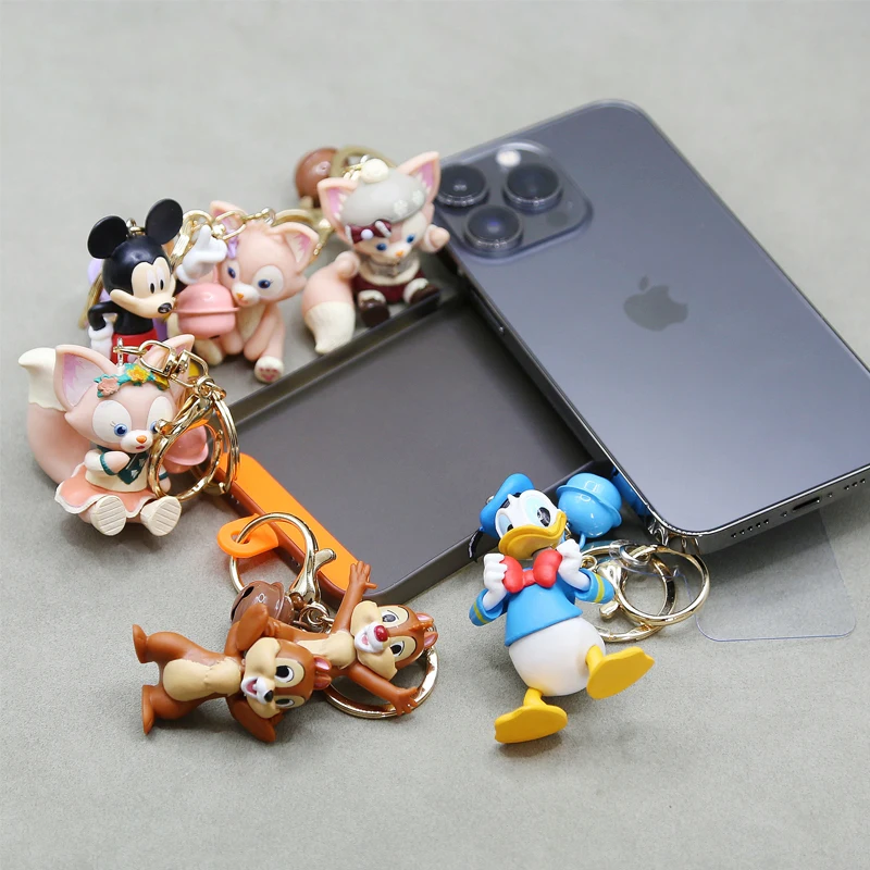 Disney Keychain Mickey Mouse Anime Bag Decoration Portable Cute Girl Pendant Decoration Decoration Gift Wholesale