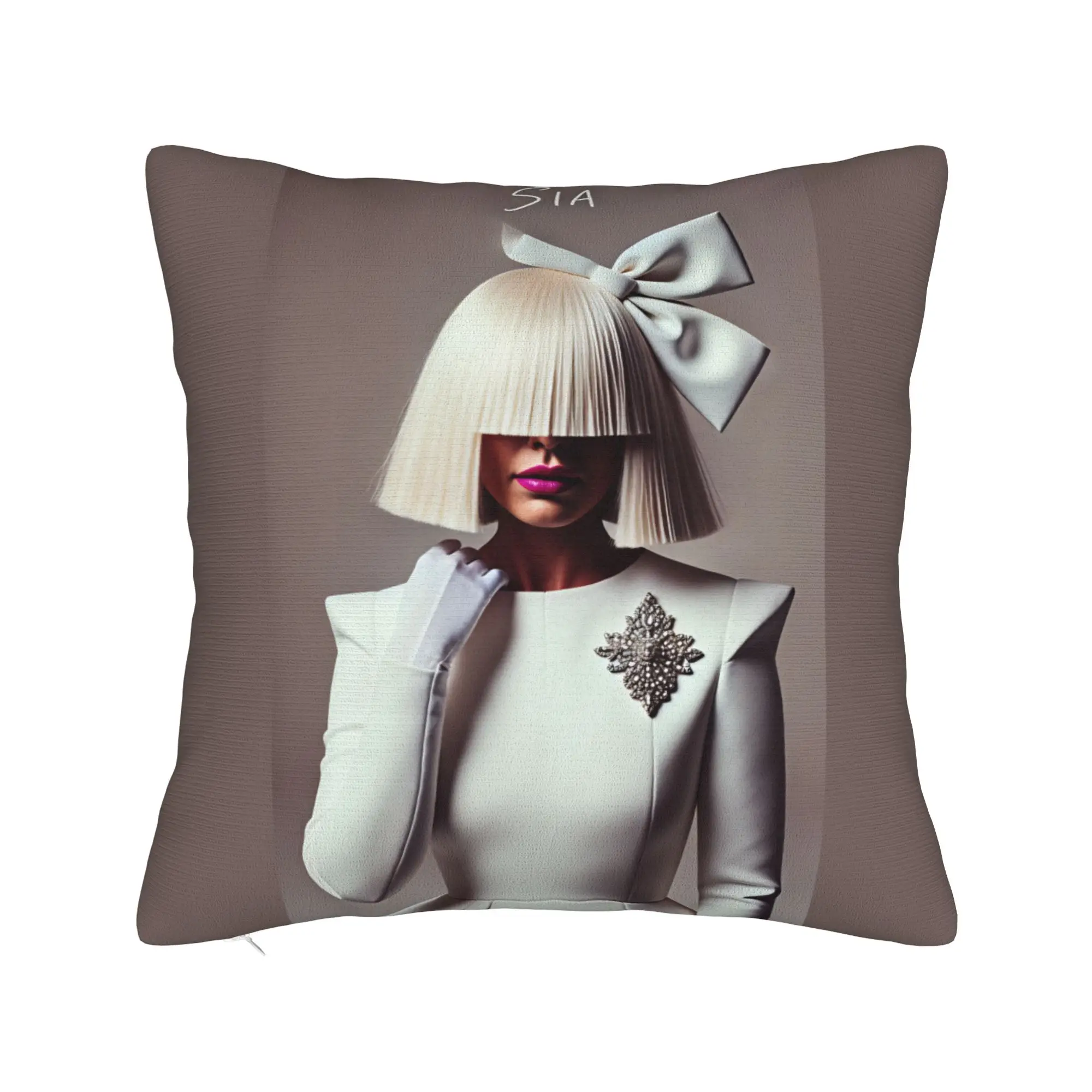 Pillow Case Sia F-Furler Reasonable  Ranjha Design  Pillow Cover For Sofa Home Decor Retro Trendy Pillowcases