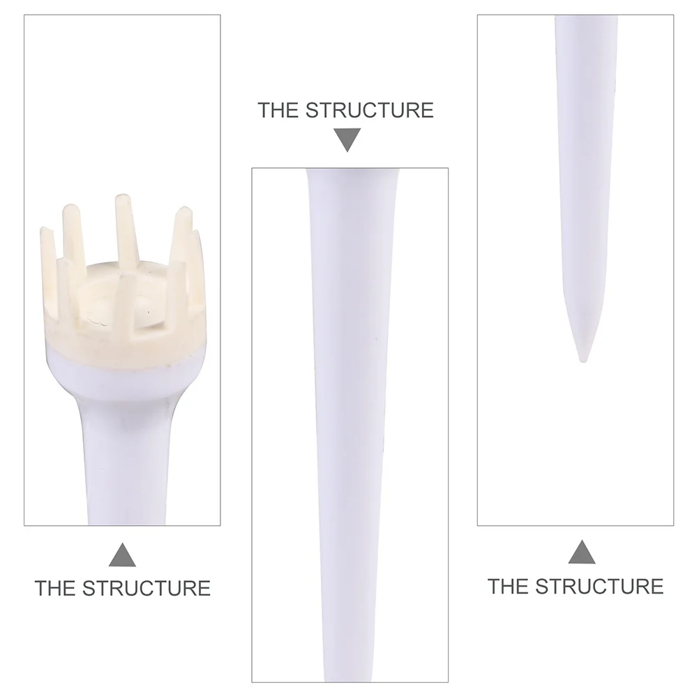 

20pcs Plastic Plastic Golfs Ball Nail Golf Ball Holder Lightweight Accessories For Practice Training Outdoor Use