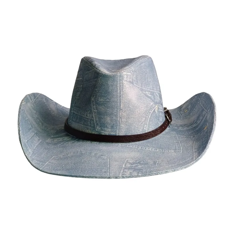 Western Cowboy Hat Arrow Style For Men And Women Retro Wide Brimmed Gentleman's Hat Cowgirl Jazz Hat Summer Fashionable Sun Hats