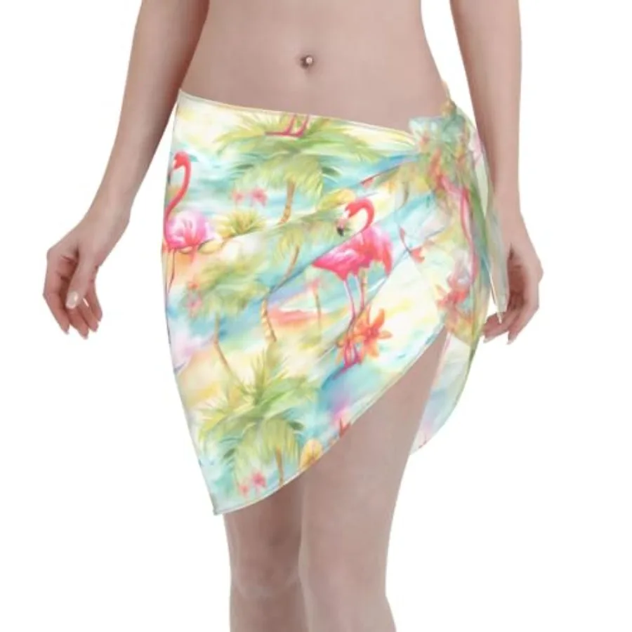 

Beach Sarong Bathing Suit Wrap Skirt Sheer Bikini Swimsuit Cover Ups for Swimwear